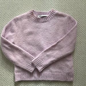 PINK purple ZARA Sweater